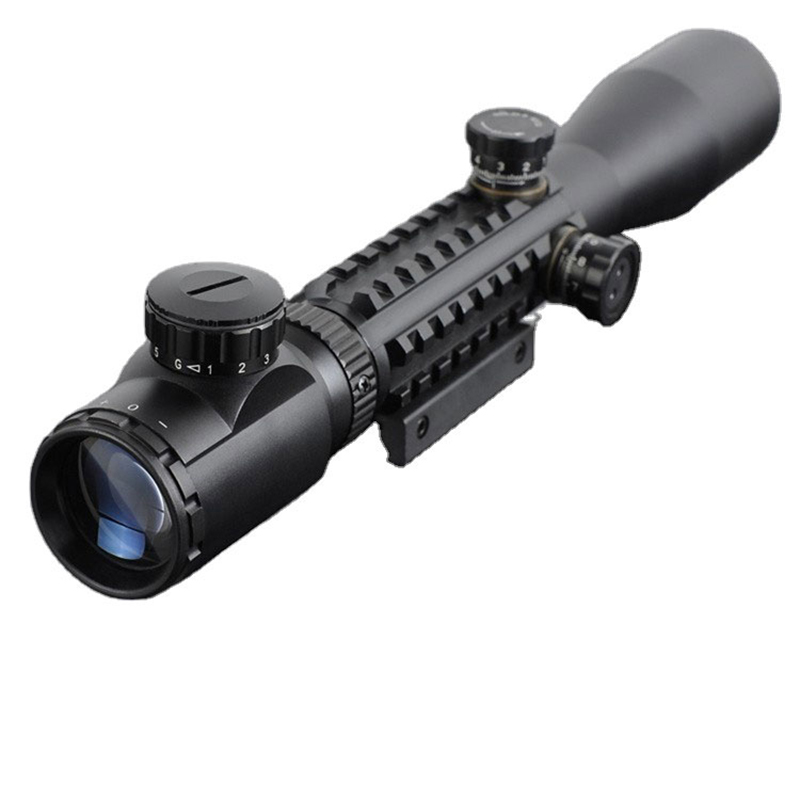 3-9x40 ແສງສະຫວ່າງສີຂຽວສີແດງ Dot Hunting Optics Sight Shooting Tactical Riflescope Airsoft ຂອບເຂດທີ່ມີ Mounts ຟຣີ 11mm ຫຼື 20mm