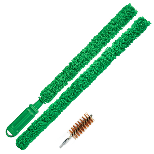 Flocking fiber (ສັງເຄາະ) shotgun ທໍາຄວາມສະອາດຕ້ອງການດ້ວຍມືຈັບສະດວກສະບາຍ. 12/16Ga, ຫຼື 20Ga. 2pcs pack, ຄວາມຍາວການເຮັດວຽກ 930mm.