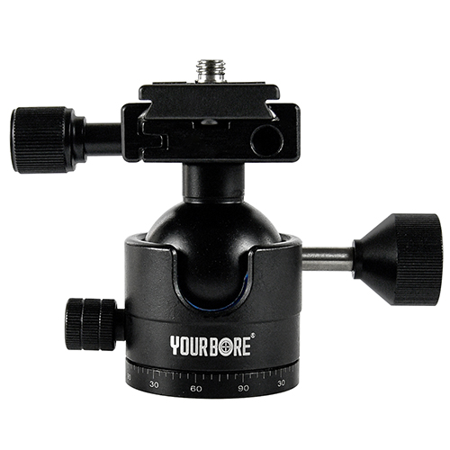 ເສື້ອກັນຫນາວທີ່ຖືກປິດຄາງກະໄຕຄູ່ແຂ່ງກັບວົງເລັບ tripod ທີ່ມີຫນ້າຈໍ SCISS SCISS STVILE WRITW Screw Holes, ວົງແຫວນຫົວ tripod ball