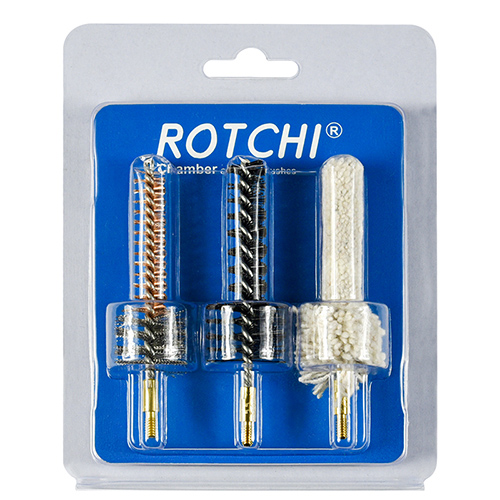 ແປງອະນາໄມຫ້ອງປືນ Rifle 3-in-1 ຊຸດ, ຕຸ່ມໂພງ ແລະຊຸດບັດ. ມີໃຫ້