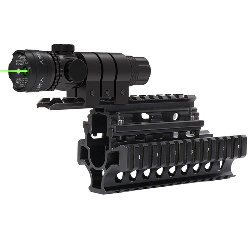 Tactical Outdoor Shooting Rifle Pistol Glock Picatinny Rail Mount Green Dot Sight ຂອບເຂດ laser ສໍາລັບ pistol