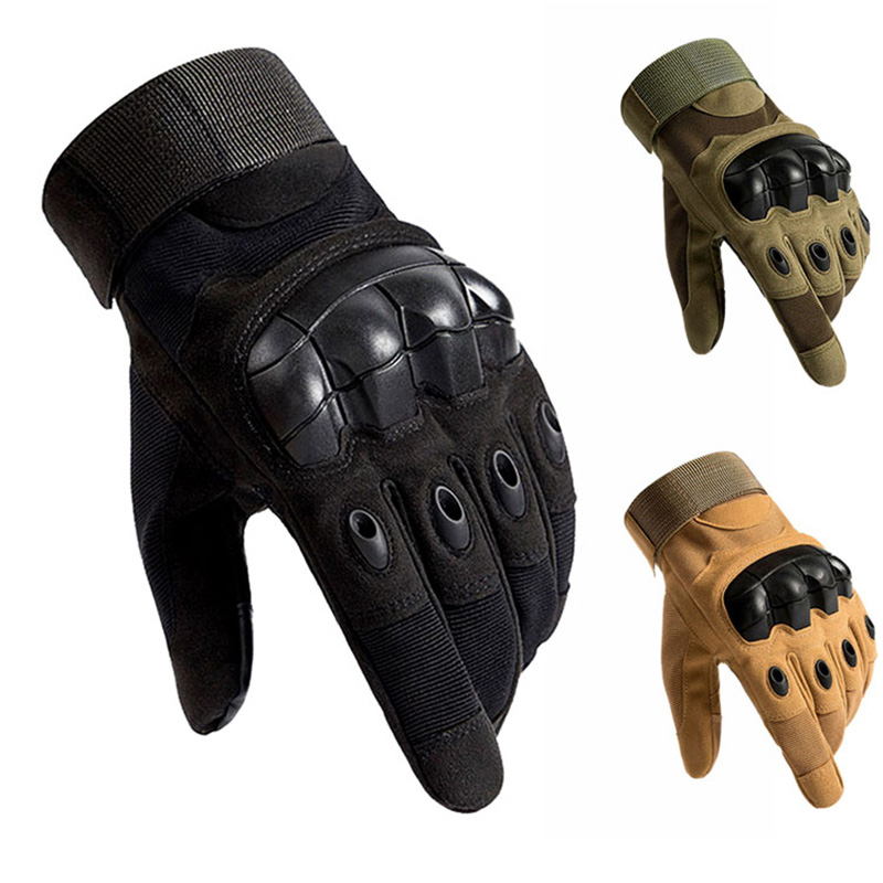 Touch Screen Hard Knuckle Tactical Glove Army Military Combat Airsoft Outdoor Sport Cycling Paintball Hunting ຖົງມືນິ້ວມືເຕັມ